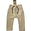 Spodnie bawełniane chłopięceWIZYTOWE - MROFI - BEŻOWE  Rozmiary od 62 do 86